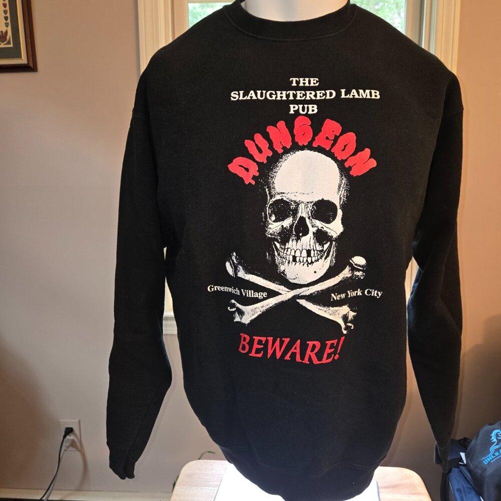 The Slaughtered Lamb Pub Vintage Greenwich Village NYC Sweatshirt  XL - Picture 3 of 4